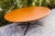 Florence Knoll 78" Oval Walnut X Base Dining or Conference Table For Sale - Image 15 of 15