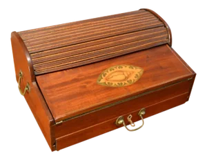 18th Century Wood and Brass Laptop Desk