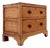 Vintage Rustic Chest of Drawers with Two Drawers and Carved Legs, 1930s For Sale