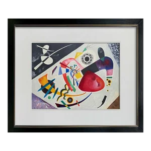Wassily Kandinsky Double Lithograph Limited Edition Abstract W/Frame Included