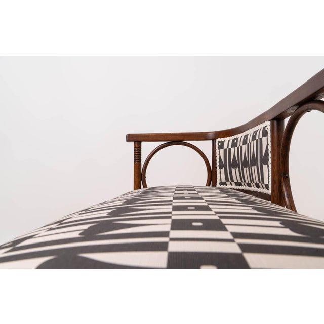 Wood Antique Vienna Secession Bentwood Bench by Josef Hoffmann, 1910 For Sale - Image 7 of 10