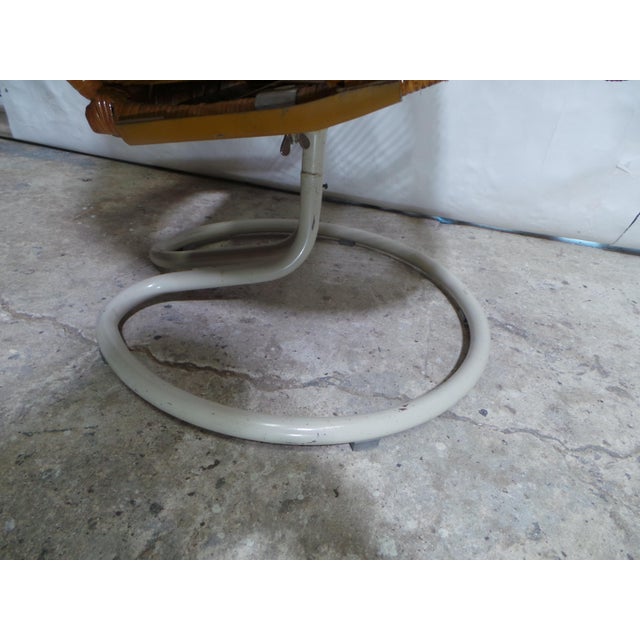 "Rondo" Rattan Easy Chairs Gote Mobler Sweden 1960 For Sale - Image 10 of 12