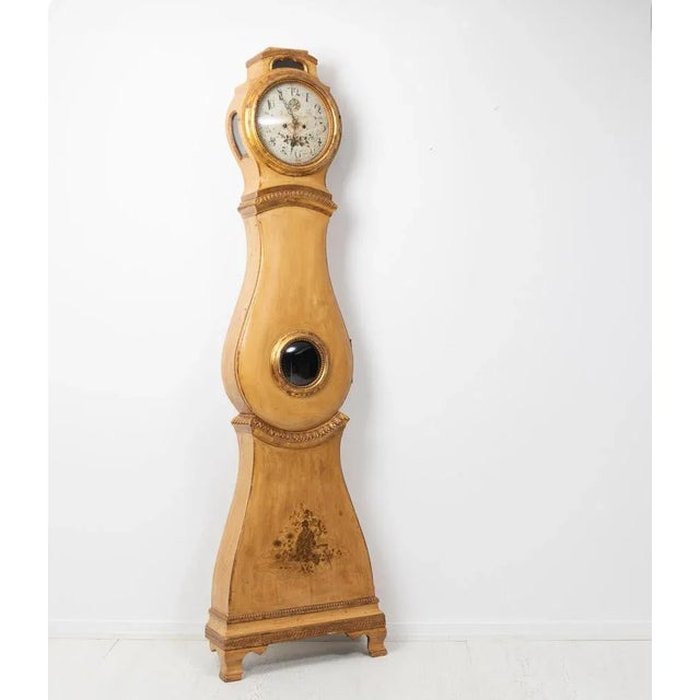 Antique Swedish Gustavian Longcase Clock For Sale - Image 3 of 9