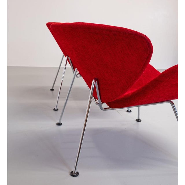 Vintage Orange Slice Chairs by Pierre Paulin for Artifort, 1970s, Set of 2 For Sale - Image 11 of 18