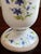 Vintage Porcelain Trumpet Vase W/ Blue Bellflower Motif For Sale - Image 13 of 18