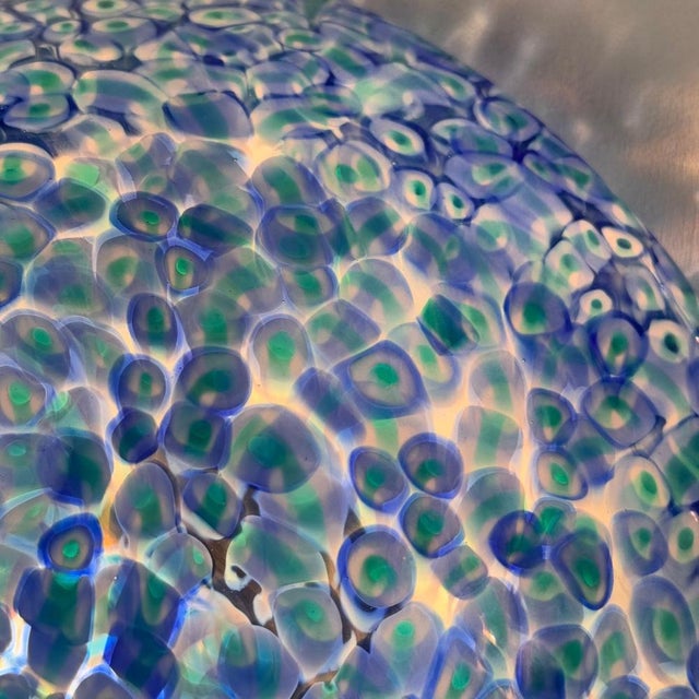 Murano Glass Neverrino Ceiling Lights attributed to Gae Aulenti for Vistosi, 1970s, Set of 3 For Sale - Image 16 of 18