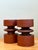 Brown Vintage Mid-Century Modern Wood Candle Holders - A Pair For Sale - Image 8 of 12