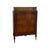 1970s Antique 4-Drawer Wood Tallboy Chest of Drawers With Painted Accents For Sale - Image 5 of 14