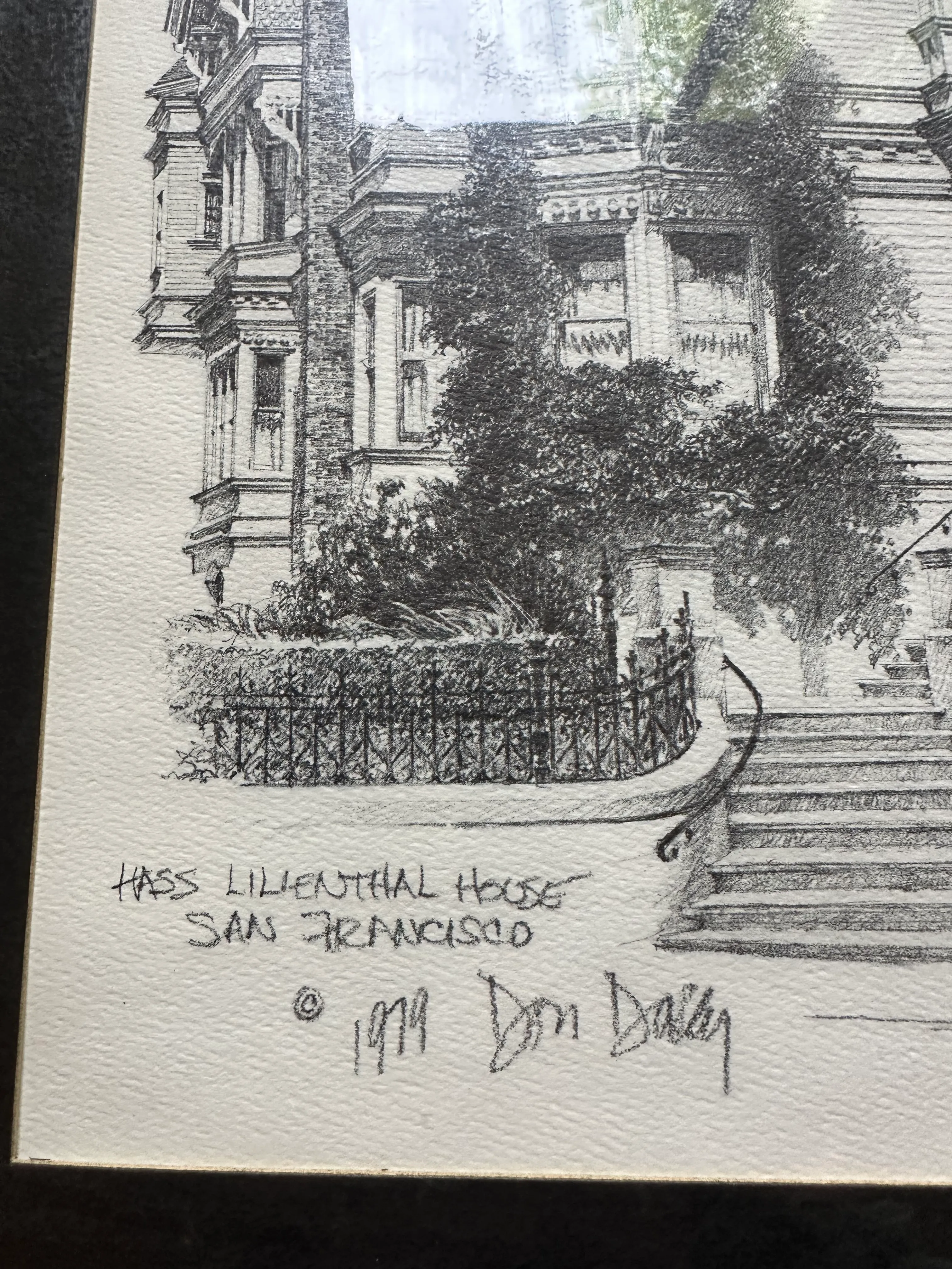 絵画 Hass Lillianthal House 1979 Don Davey Don Davey Hass Lilienthal House San Francisco 1979 9x12 Print