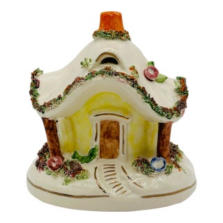 Early 20th Century Staffordshire Cottage Pastille Burner For Sale