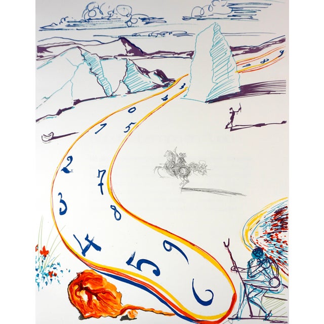 ARTIST: Salvador Dali TITLE: Imaginations & Objects of The Future Melting Space Time MEDIUM: Etching SIGNED: Hand Signed...