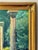 Late 20th Century Modern Impressionist Oil Painting of a Garden in Greens, Framed For Sale - Image 4 of 15
