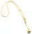 Contemporary 1990s Gurhan Vertigo Yellow Gold Lariat Beaded Spiral Necklace For Sale - Image 3 of 13