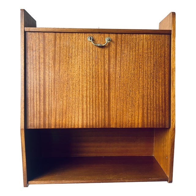 Scandinavian Wall-Mounted Secretary Desk, 1960s For Sale
