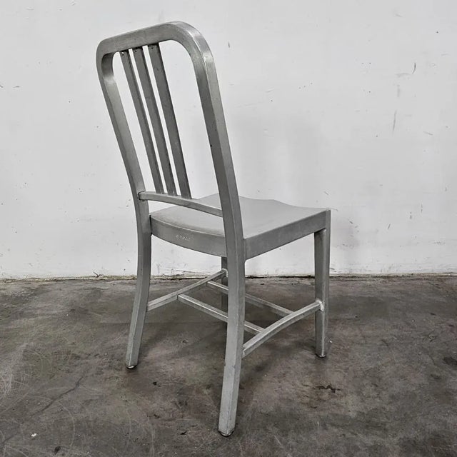 2000 - 2009 2000s Emeco Classic Aluminum Navy Chair For Sale - Image 5 of 8