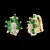 1.6Ct Natural Brazilin Marquise Emerald & 1.0 Ct Diamond Clip on Earring 18 KYG For Sale - Image 18 of 18
