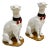 Mid-Century European Pottery Whippet Figurines - A Pair For Sale