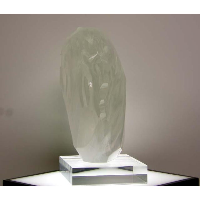 Frederick Hart "Breath of Life" Lucite Acrylic Sculpture Hand Signed For Sale - Image 13 of 13