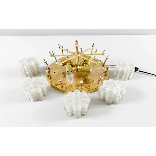 Mid-Century Modern Floral Wall Lamp by Ernst Palme, 1960s For Sale - Image 14 of 18