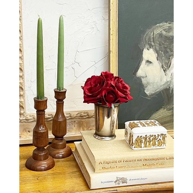 Ceramic 1970s Vintage Holkham England Decorative Trinket Box For Sale - Image 7 of 9