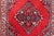 Ivory 1970s, Rare Square Vintage Persian Hamadan Rug 3' X 2' For Sale - Image 8 of 9