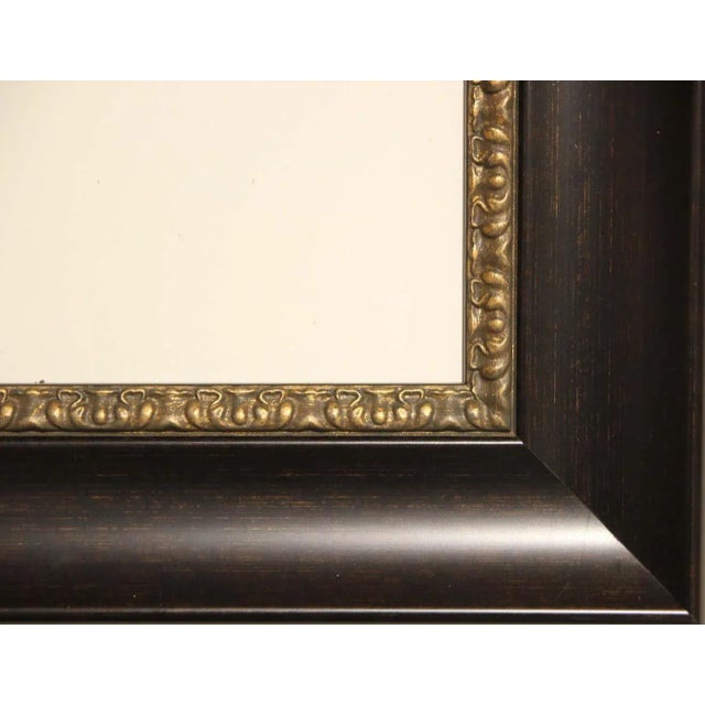 Paper Nadine Mayes Colorful Watercolor Portrait of Seated Female in Blue and Pink Floral Dress 1990s For Sale - Image 7 of 11