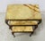 Nesting Tables in Onyx and Brass, Set of 3 For Sale - Image 3 of 8