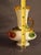 Victorian Antique Stevens & Williams Uranium Custard Glass Vase Applied Fruit Cherries 5" C. 1880 For Sale - Image 3 of 18