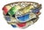 MCM Enamel Rhinstone Hinged Cuff Bracelet For Sale