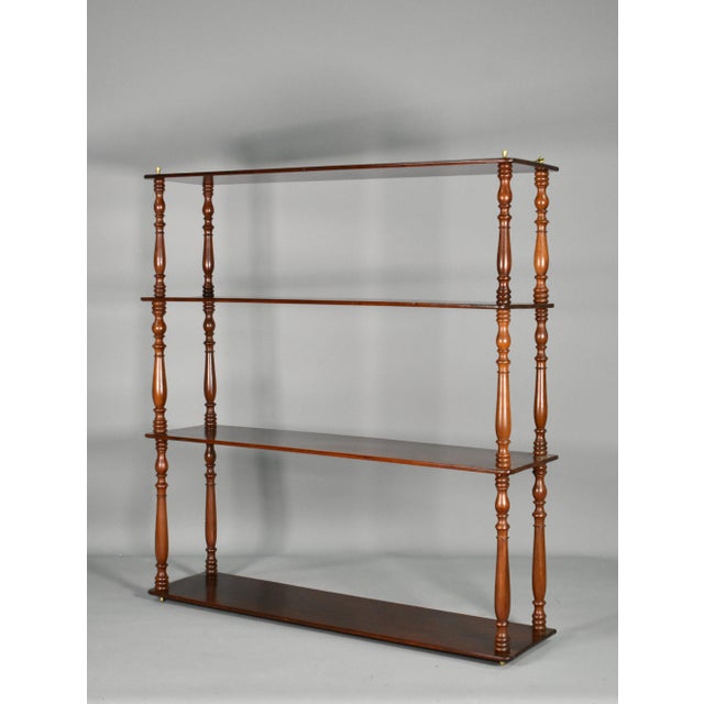 Napoleon III French Mahogany Wall Shelf Étagère, 19th Century For Sale - Image 3 of 15
