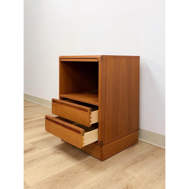 Brown Teak Danish Mid-Century Nightstand Torring Mobelfabrik MCM Bedside End Table For Sale - Image 8 of 9