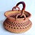 African Bolga Grass Egg Basket For Sale - Image 9 of 12