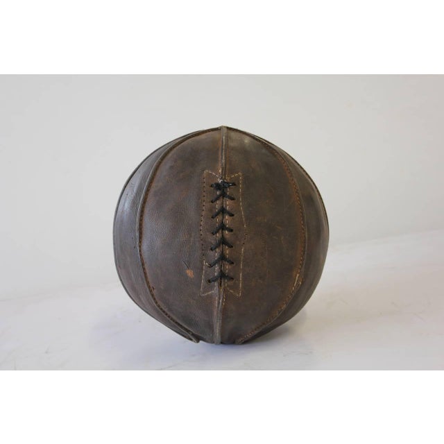 Antique Leather Sport Ball Chairish