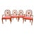 Ethan Allen Spider Back Game Table Chairs - Set of 4 For Sale