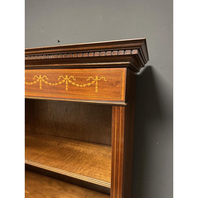Antique Open Bookcase, 1980s For Sale - Image 3 of 8