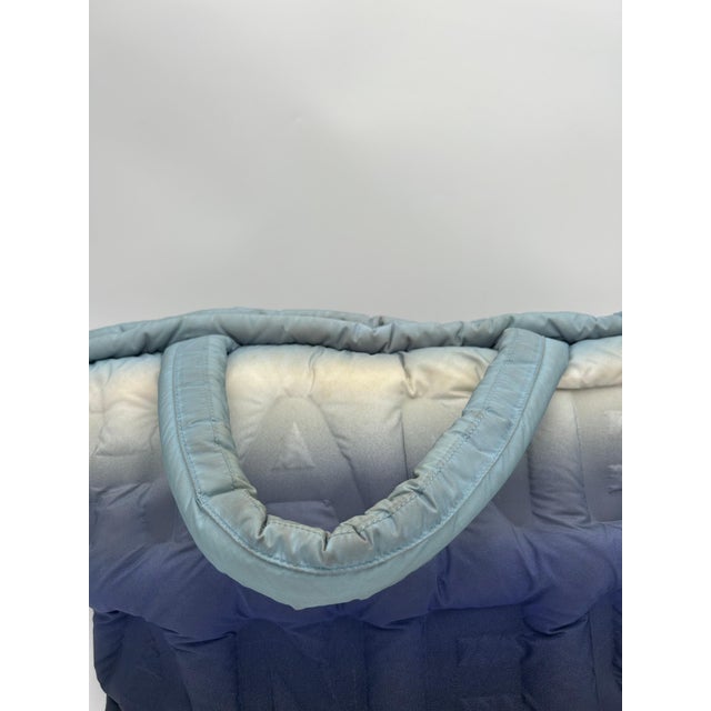 Navy Blue Chanel Puffer / Doudoune Ombré Bag 2018 For Sale - Image 8 of 12
