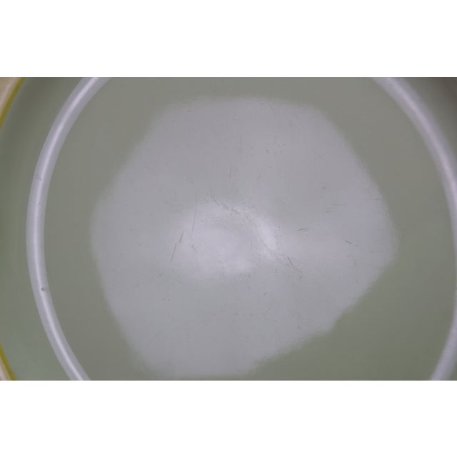 Vintage Lenox Yellow Poppies Rainbow Porcelain Dinner Plates Dinnerware - 7 pcs For Sale - Image 10 of 11