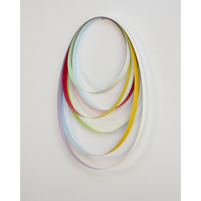 Contemporary Abstract Steel and Spray Paint "Ode Iv" by Tom Henderson For Sale - Image 4 of 6
