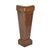 Art deco style column in marquetry. Old wooden saddle restored by our craftsmen. This magnificent Art Deco marquetry...