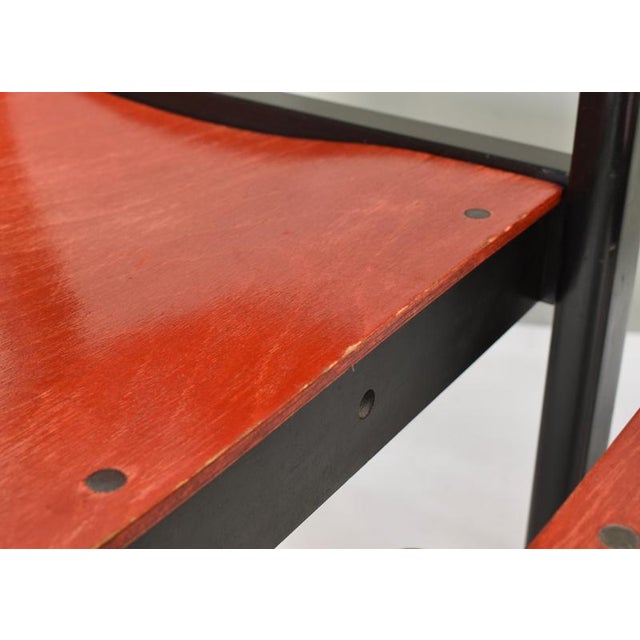 Italian Postmodern Stacking Chairs in Sottsass Style, Italy, 1970s, Set of 14 For Sale - Image 13 of 18