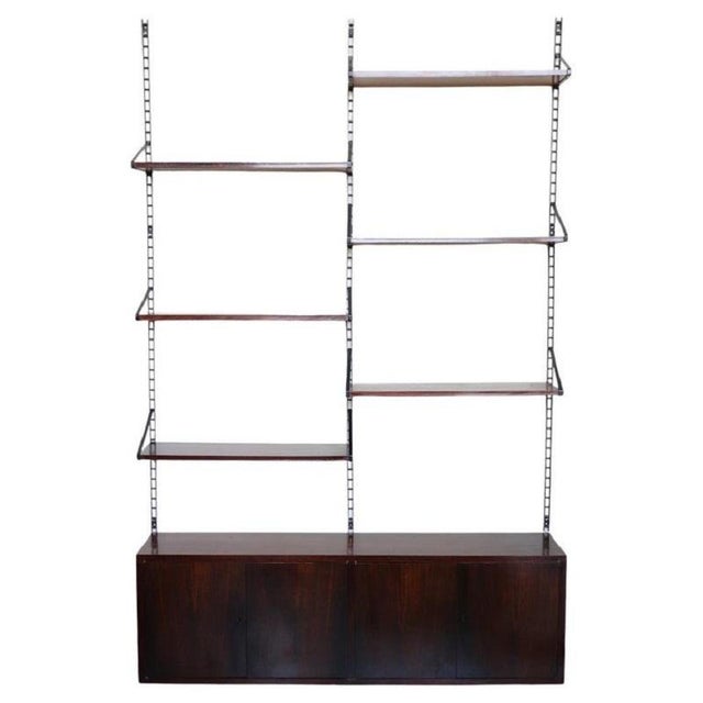 Wall Bookcase with Storage, 1960s For Sale - Image 15 of 15