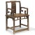 Set of Walnut Southern Official Chairs For Sale - Image 5 of 8