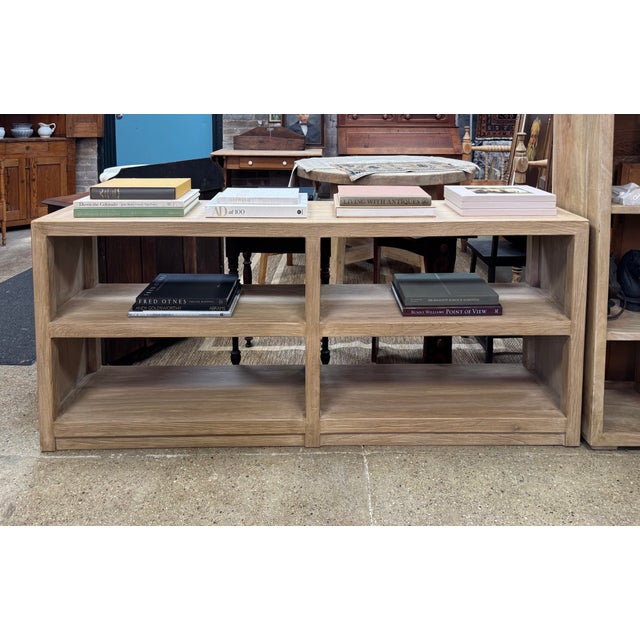 Reclaimed Elm Open Display Shelf by Adoorne For Sale - Image 4 of 4