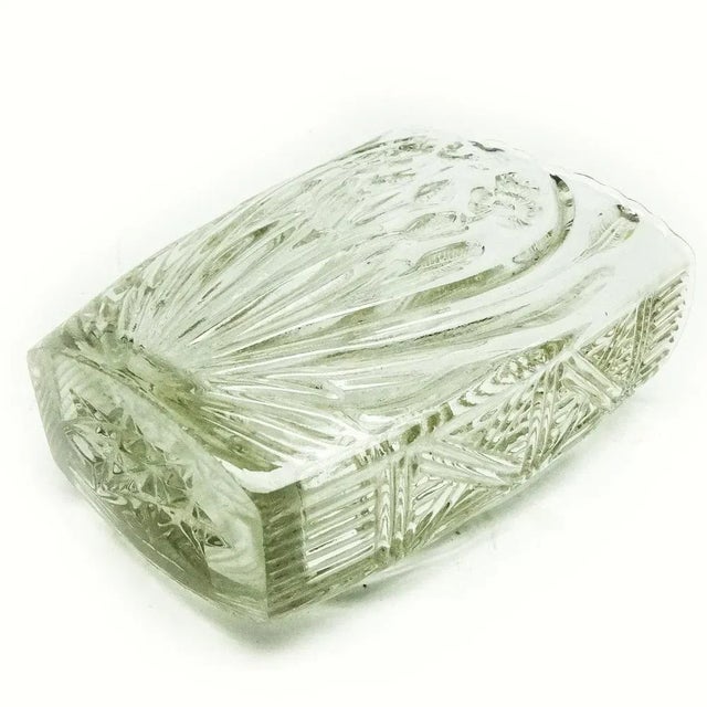 Art Deco Vase from Hortensja Glassworks, Poland, 1950s For Sale - Image 6 of 9