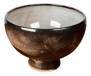Mid-Century Modern German Studio Pottery Bowl by Monika Maetzel, 1960s