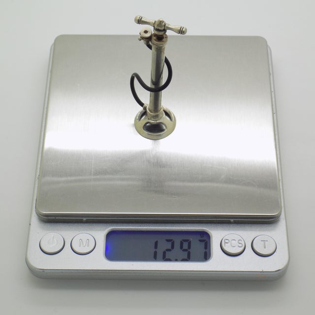 Vintage Italian Silver 800 Bicycle Pump Figurine by Raspini, Arezzo, 1970s For Sale - Image 9 of 12