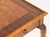 Brown Queen Anne Style Side Table With Swing Arm Lamp For Sale - Image 8 of 9