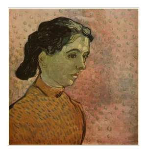 1947 After Van Gogh "Portrait of Young Girl on Pink Background", First Edition Parisian Print