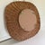 Wood Woven Rattan & Cane Framed Round Decorative Mirrors - Set of 2 For Sale - Image 7 of 7