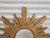 Vintage Giltwood Italian Sunburst Mirror For Sale - Image 4 of 14